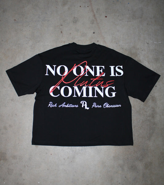 Black Plutus Cropped Tee